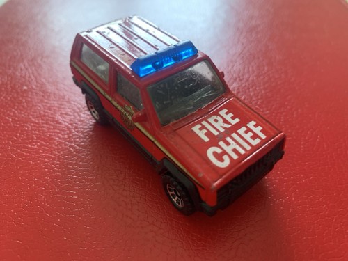 Matchbox jeep cherokee fire - matchbox,
