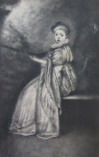 Tableau Ancienne Portrait Buste Artiste Français Pierre Duteurtre Dut BM53.1