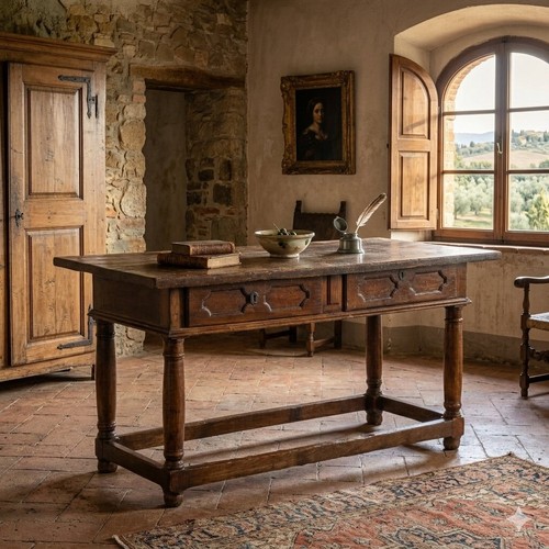 Table ancienne début - du, '700