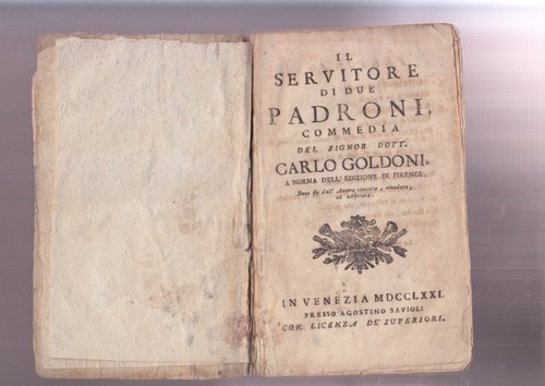Carlo goldoni servitore di - goldoni, il