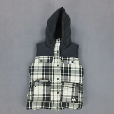 Doudoune Sans Manches Ski SOS Sportswear of Sweden M Blanc Tartan Capuche