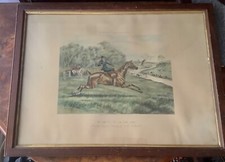 Gravure équestre ancienne