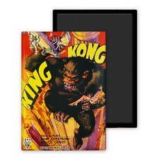 King Kong 1933 version 9 Affiche Film - Magnet Frigo 54 x 78 mm