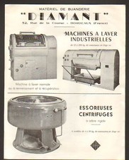 BORDEAUX (33) MATERIEL DE BUANDERIE / MACHINE à laver ESSOREUSE "MANDIANT" Tract