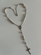 Collier croix chapelet homme