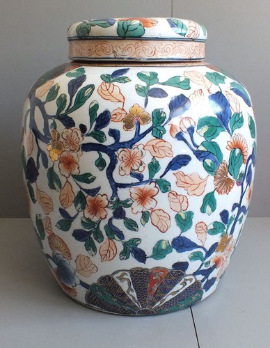 Ancien grand pot couvert - ancien,
