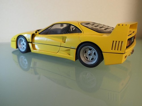 Kyosho ferrari f40 yellow - kyosho, 1/18