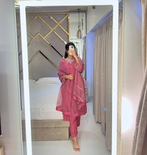 Bollywood Robe Costume Neuf Pakistanais Salwar Kameez Indien Mariage Fête Usure