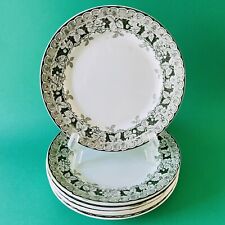 6 Assiettes à dessert Saint Amand Et Hamage Mûrier Terre de Fer Moulin des Loups