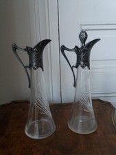 PAIRE D' AIGUIERES ART NOUVEAU