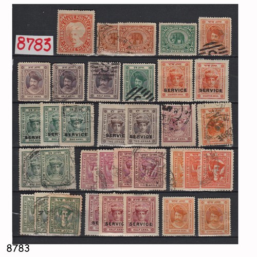 8783 etats princiers inde - etats, de