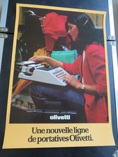 Olivetti lot de 4 posters