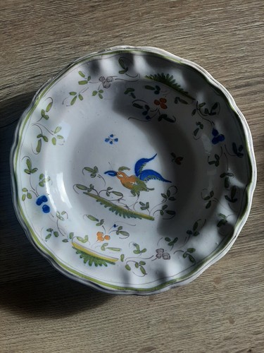 Assiette plate faïence - ,