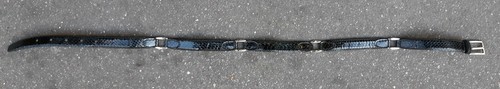 Ceinture noire vintage - , en