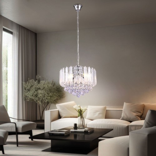 Suspendu couvrir lampe chrome - suspendu,