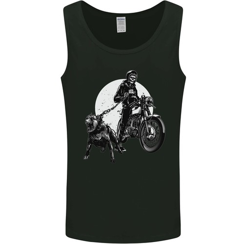 Débardeur homme skull biker - débardeur,