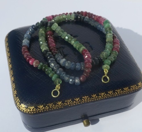Superbe collier saphir - , rubis