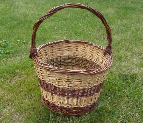 Panier rond rotin osier - en,