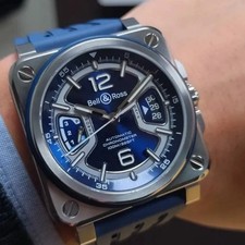 Bell & Ross BR-X3 acier bleu -