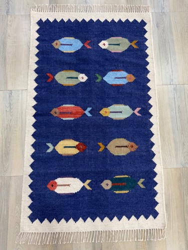 Tapis laine tissée la - laine, à