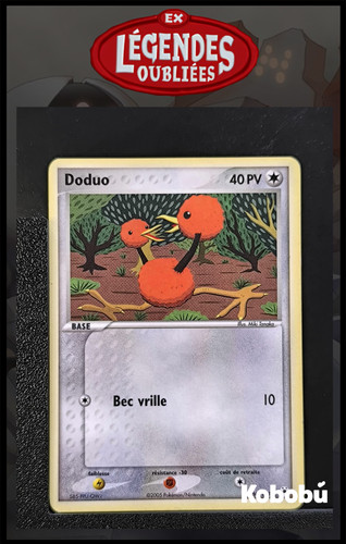Carte pokémon doduo 101 - pokémon, ex