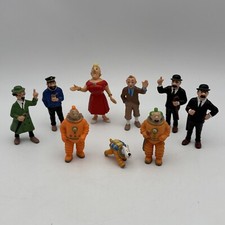 Lot 9 figurines PVC Tintin