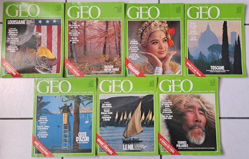Lot magazines geo 1985 - 7,