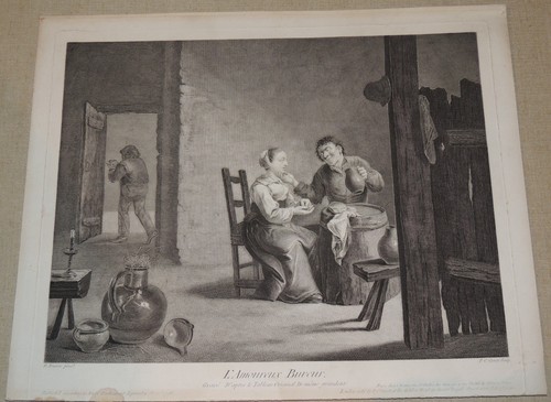 Amoureux buveur eau forte - l'amoureux, [eau-forte