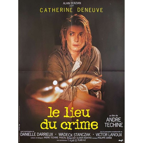 Lieu crime affiche de - lieu, du