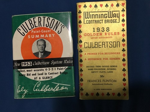 Vintage bridge rule books - vintage,