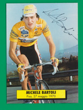 CYCLISME carte cycliste MICHELE BARTOLI équipe MERCATONE UNO  Signée