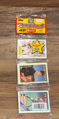 1988 topps baseball rack pack - 1988,