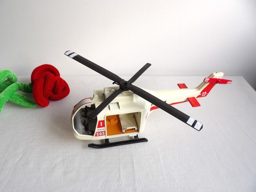 Hélicoptère 3789 playmobil - hélicoptère,
