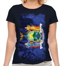 New York État Drapeau Grunge