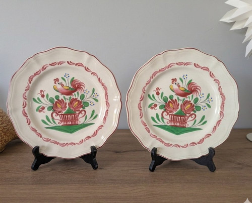 Lot assiettes faïence - lot,