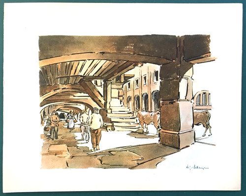 Jolie illustration couleurs - jolie, en