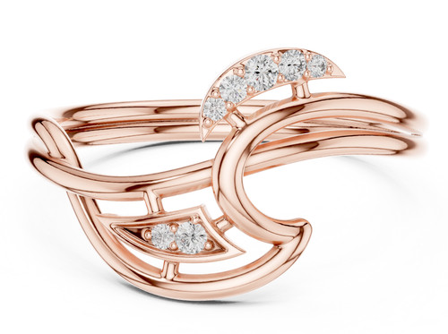 Bague promesse ronde - bague, de