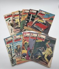 Lot 10 Journaux Tintin Vintage