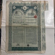 Gouvernement Impérial Ottoman-Compagnie D’exploitation Des Chemin De Fer Orient.