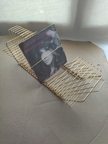 Ancien porte disques vinyles - porte,