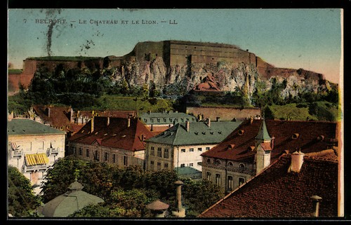 Cpa belfort château - cpa, le