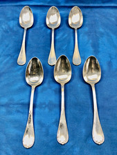 6 GRANDES CUILLERES DE TABLE A