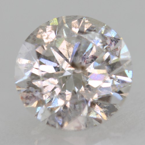 Diamant naturel taillé rond - diamant,