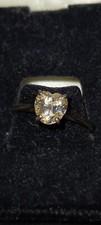 Bague Pierre Oxyde de Zirconium, Argent Massif 925. Achetée En 1980