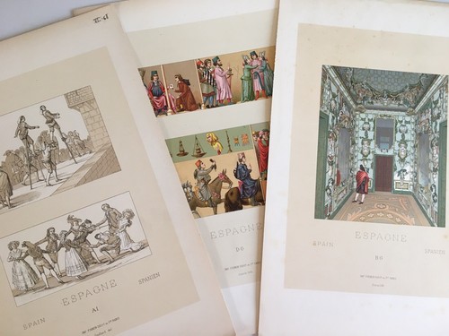 Gravure planche espagne le - 3,
