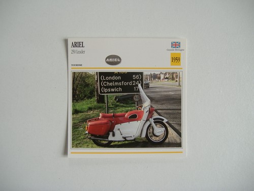 Fiche moto ariel 250 - moto, leader