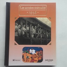 LES ANNEES MEMOIRE 1936 paru