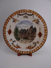 Rare Assiette sur Pied en