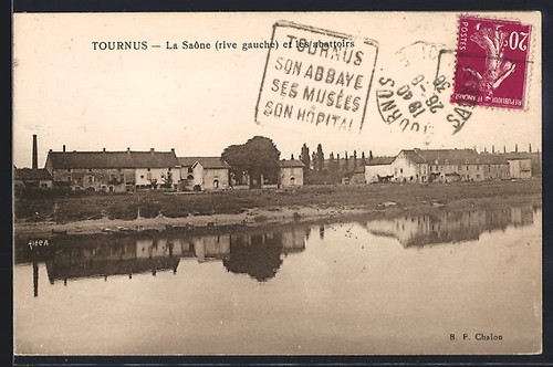 Cpa tournus saône rive - tournus,,