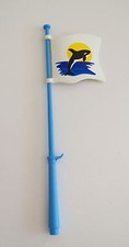 PLAYMOBIL (Z113) MER - Mat Bleu & Drapeau Orque Couche de Soleil 3865